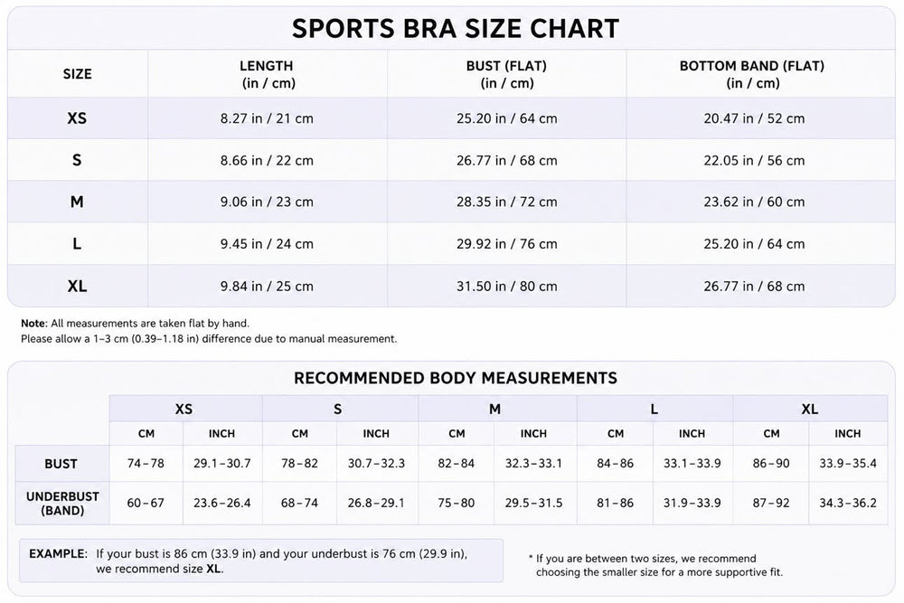 Size chart image