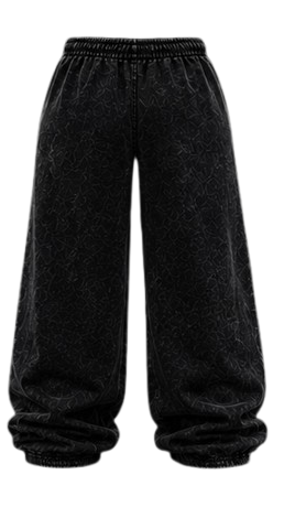 Acid Wash Baggy Sweatpantas